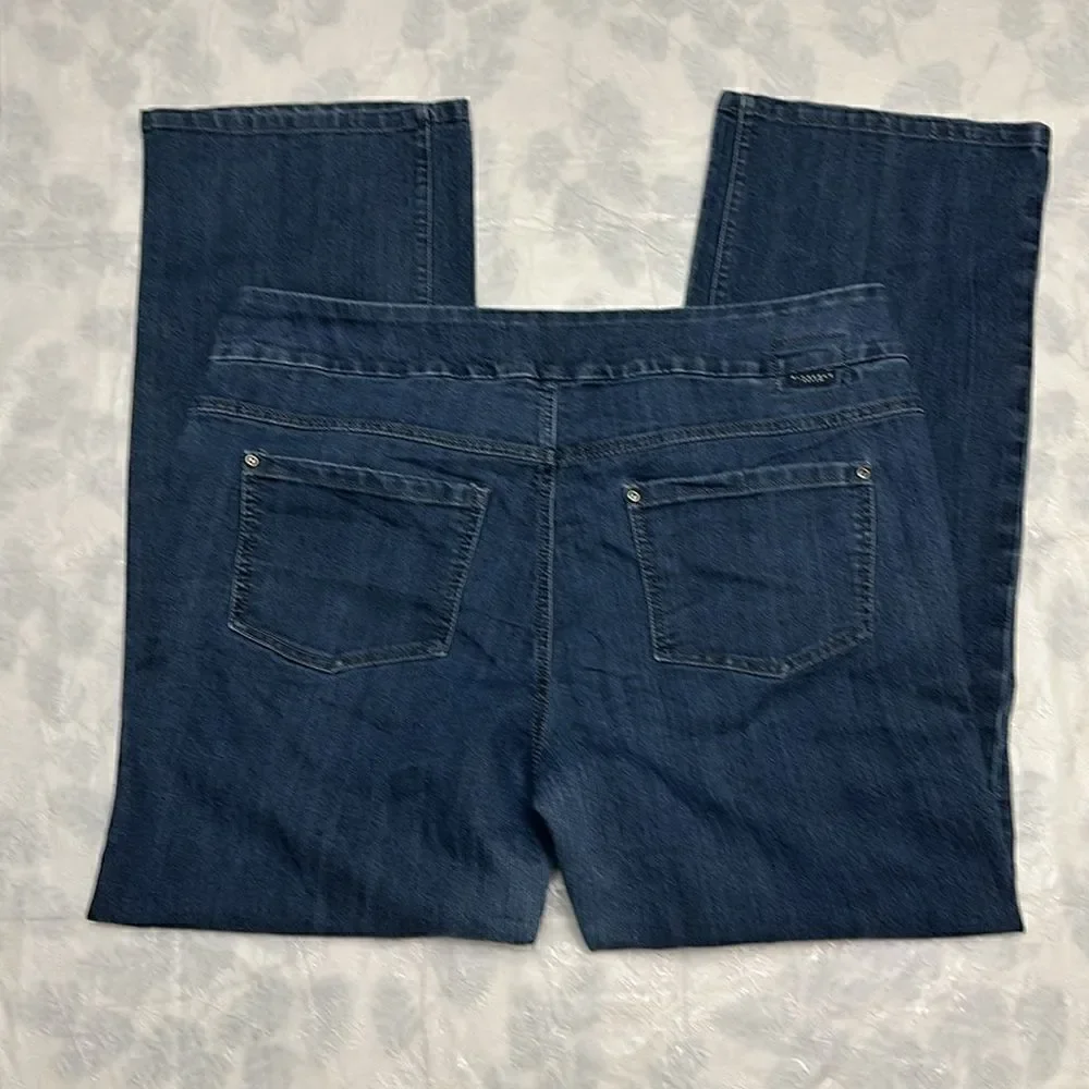Blueberry women’s denim jeans with elastic waist size 16W